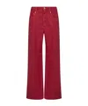 Brunello Cucinelli Belt Loop Jeans In Red