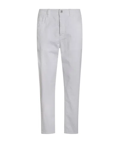 Brunello Cucinelli Belt-loop Jeans In White