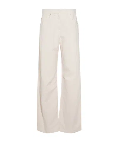 Brunello Cucinelli Belt-loop Jeans In White