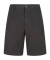 Brunello Cucinelli Belt-loop Shorts In Black