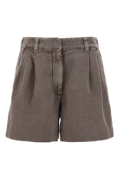 BRUNELLO CUCINELLI BRUNELLO CUCINELLI MONILE EMBELLISHED SHORTS