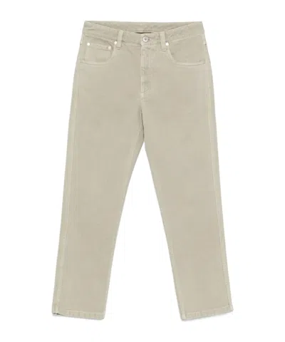 Brunello Cucinelli Belt Loop Track Pants In Nude