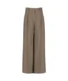 Brunello Cucinelli Belt-loop Trousers In Brown