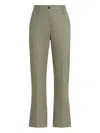 Brunello Cucinelli Kickflare Cigarette Trousers In Green