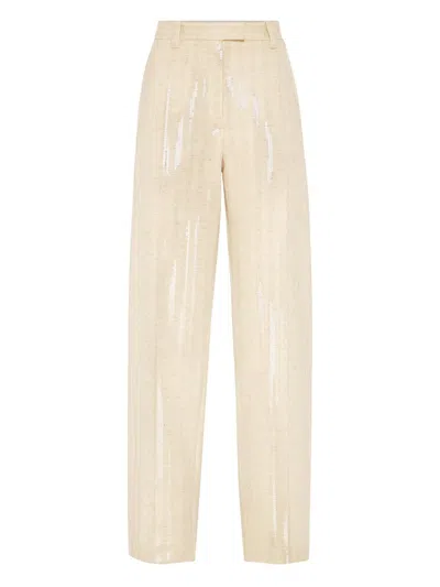 BRUNELLO CUCINELLI BELT-LOOP TROUSERS