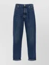 Brunello Cucinelli Belt Loops Contrast Stitching Five-pocket Style Rolled Cuffs