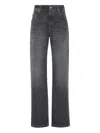 Brunello Cucinelli Jeans With Belt Loops In Gray