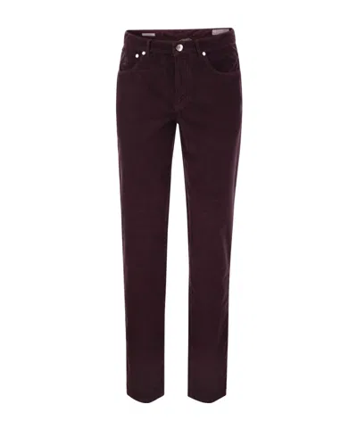 Brunello Cucinelli Belt Loops Slacks In Black