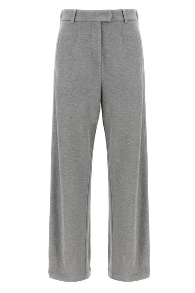 BRUNELLO CUCINELLI BRUNELLO CUCINELLI HIGH-WAISTED STRAIGHT LEG TROUSERS