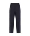 Brunello Cucinelli Belt Loops Slacks In Black