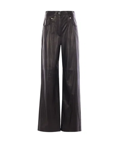 Brunello Cucinelli Belt Loops Slacks In Black