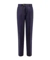 Brunello Cucinelli Belt Loops Slacks In Black
