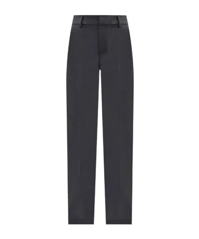Brunello Cucinelli Belt Loops Slacks In Black