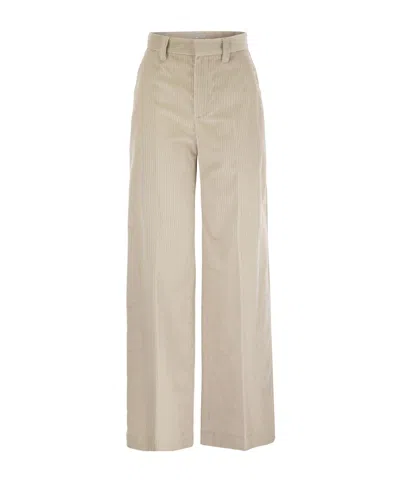 Brunello Cucinelli Belt Loops Slacks In Brown