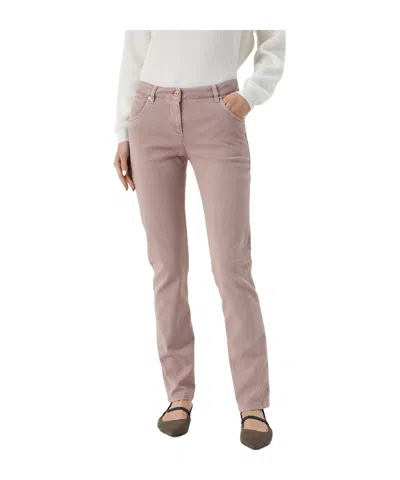 Brunello Cucinelli Belt Loops Slacks In Gray