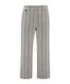 Brunello Cucinelli Belt Loops Slacks In Gray
