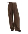 Brunello Cucinelli Belt Loops Slacks In Green