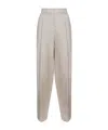 Brunello Cucinelli Belt Loops Slacks In Nude