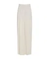 Brunello Cucinelli Belt Loops Slacks In White