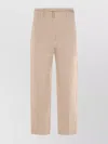 Brunello Cucinelli Belt Loops Trousers With Side And Back Pockets In Brown