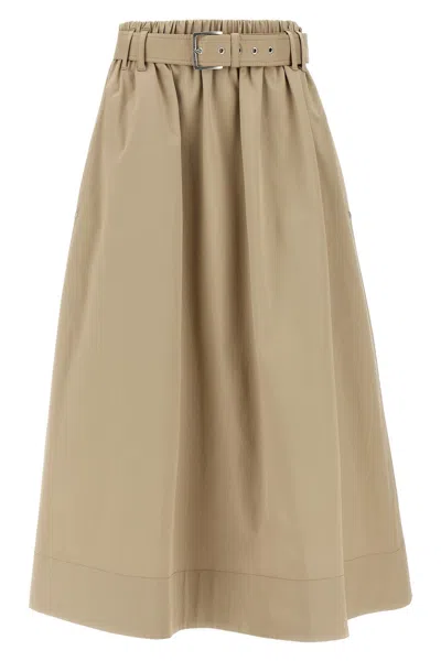 BRUNELLO CUCINELLI BRUNELLO CUCINELLI BELT SKIRT