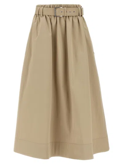 BRUNELLO CUCINELLI BRUNELLO CUCINELLI BELT SKIRT