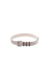 Brunello Cucinelli Belt With Loops In Light Brown