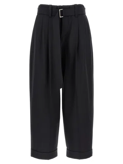 BRUNELLO CUCINELLI BRUNELLO CUCINELLI BELT WOOL PANTS