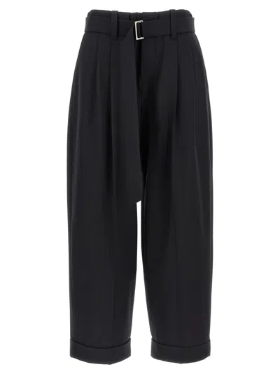 BRUNELLO CUCINELLI BRUNELLO CUCINELLI BELT WOOL PANTS