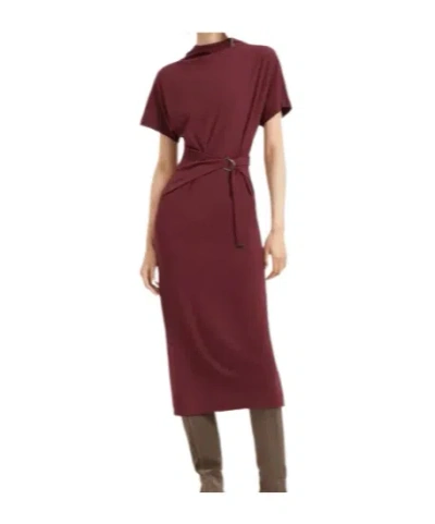 BRUNELLO CUCINELLI BELTED MIDI DRESS