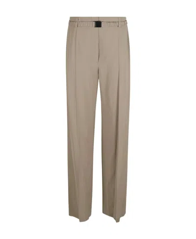 BRUNELLO CUCINELLI BRUNELLO CUCINELLI FLUID WOOL STRAIGHT LEG TROUSERS