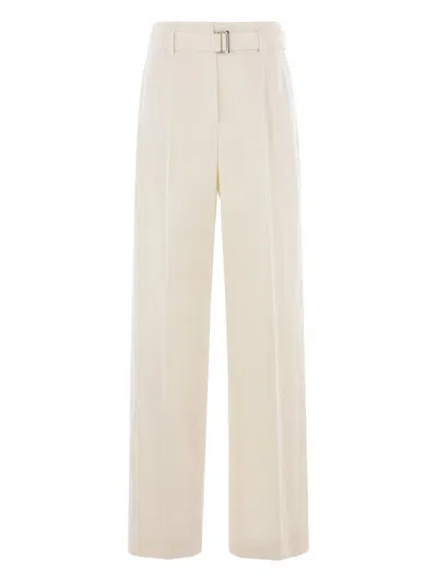 Brunello Cucinelli Belted Pleated Trousers