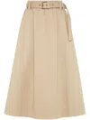 Brunello Cucinelli Cotton Skirts In Neutrals