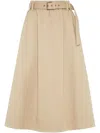 Brunello Cucinelli Cotton Skirts In Neutrals