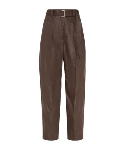 BRUNELLO CUCINELLI BRUNELLO CUCINELLI BELTED STRAIGHT-LEG TROUSERS