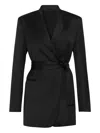 Brunello Cucinelli Belted Wrap Blazer