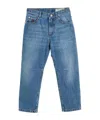Brunello Cucinelli Belt-loop Jeans In Blue