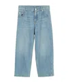 Brunello Cucinelli Belt-loop Logo-patch Jeans In Blue