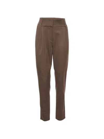 Pre-owned Brunello Cucinelli Belt-loops Trousers In Brown
