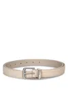 Brunello Cucinelli Beige Alligator Tip Belt