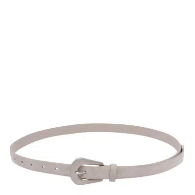 Brunello Cucinelli Belts In Beige