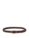 Brunello Cucinelli High-quality Leather Blend Belt In Multicolor