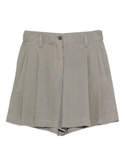 Brunello Cucinelli Bermuda In Gray