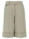 Brunello Cucinelli Rolled Hem Bermuda Shorts In C3095