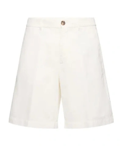 Brunello Cucinelli Bermuda Shorts In White