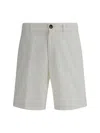 Brunello Cucinelli Green Gabardine Bermuda Shorts