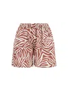 Brunello Cucinelli Zebra Patterned Shorts