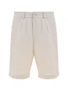 Brunello Cucinelli Men Linen Shorts