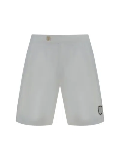 Brunello Cucinelli Bermuda Shorts In Bianco+bianco