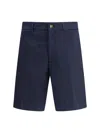 Brunello Cucinelli Essential Bermuda Shorts In Blue